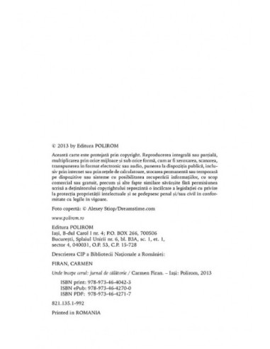 Unde începe cerul. Jurnal de călătorie