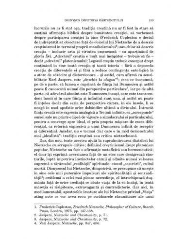 Frumusețea infinitului. Estetica...