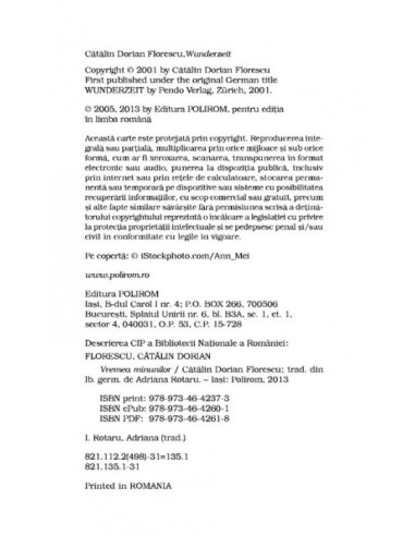 Vremea minunilor (ediție de buzunar)