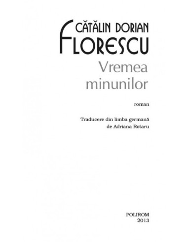 Vremea minunilor (ediție de buzunar)
