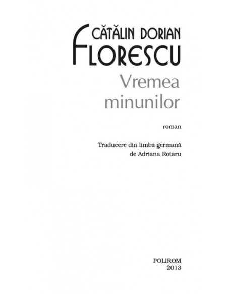 Vremea minunilor (ediție de buzunar)