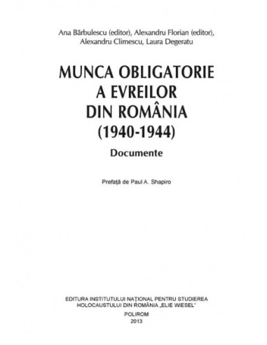Munca obligatorie a evreilor din... Munca obligatorie a evreilor din...