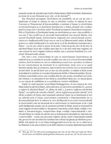 Ateliere ale modernităţii. Istorie intelectuală şi filosofie franceză contemporană