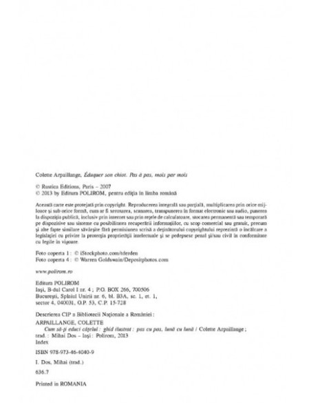 Cum să-ţi educi căţelul. Ghid ilustrat: pas cu pas, lună cu lună