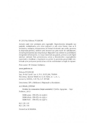 Scriitor în comunism (nişte amintiri)