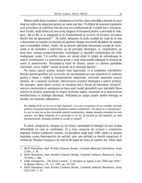 Între transformare și adaptare. Avataruri ale cotidianului în regimul comunist din România. 