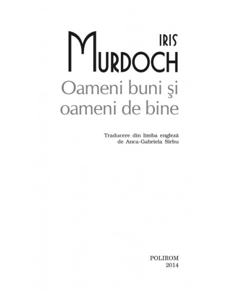Oameni buni și oameni de bine