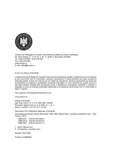 Guvernați și guvernanți. Scrisori...