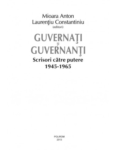 Guvernaţi şi guvernanţi