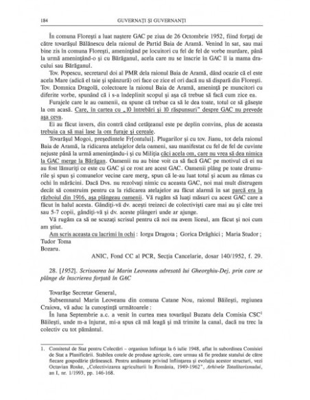 Guvernați și guvernanți. Scrisori către putere 1945-1965