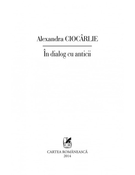 În dialog cu anticii