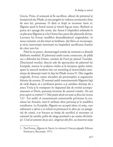 În dialog cu anticii