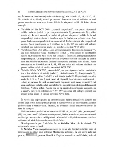 Introducere în SPSS pentru cercetarea...