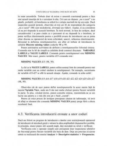 Introducere în SPSS pentru cercetarea...