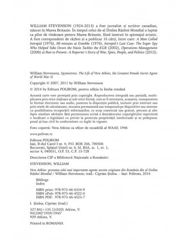 Vera Atkins. Povestea celei mai... Vera Atkins. Povestea celei mai...