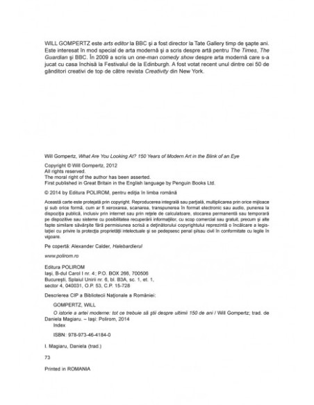 O istorie a artei moderne