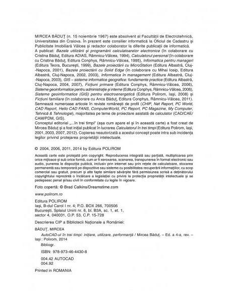 AutoCAD-ul în trei timpi. Inițiere, utilizare, performanță