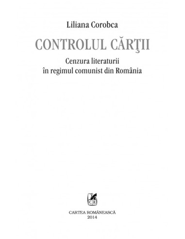 Controlul cărții. Cenzura literaturii... Controlul cărții. Cenzura literaturii...