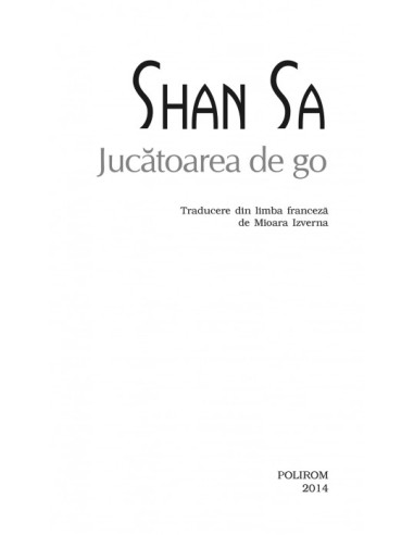 Jucătoarea de go (ediţie de buzunar)