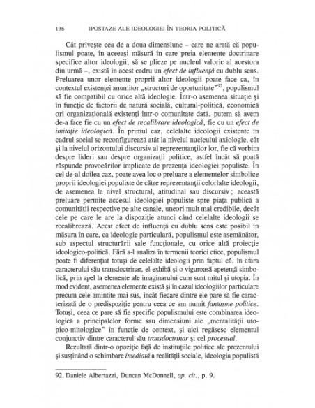 Ipostaze ale ideologiei în teoria politică