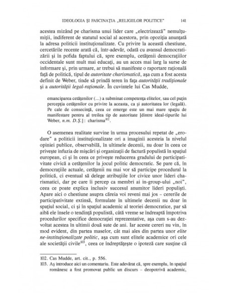 Ipostaze ale ideologiei în teoria politică