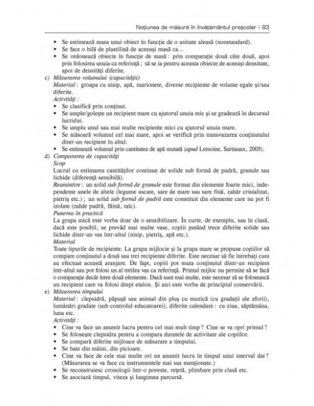 Didactica activitățlor matematice în grădiniță
