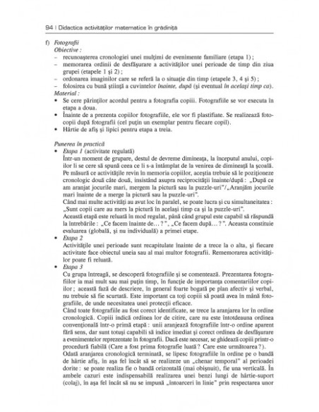 Didactica activitățlor matematice în grădiniță