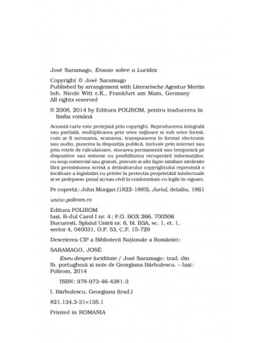 Eseu despre luciditate Eseu despre luciditate