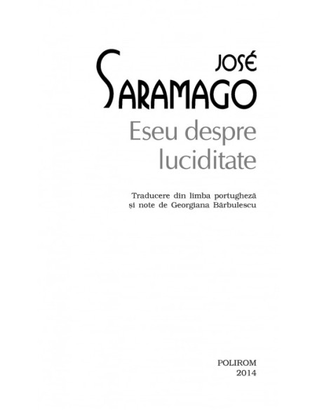 Eseu despre luciditate