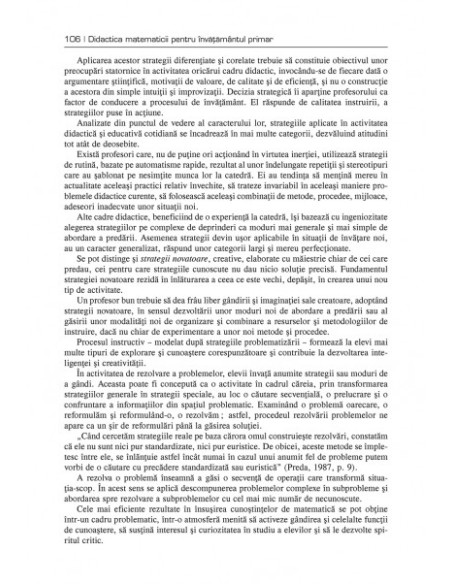 Didactica matematicii pentru invăţămîntul primar
