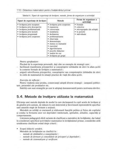 Didactica matematicii pentru invăţămîntul primar