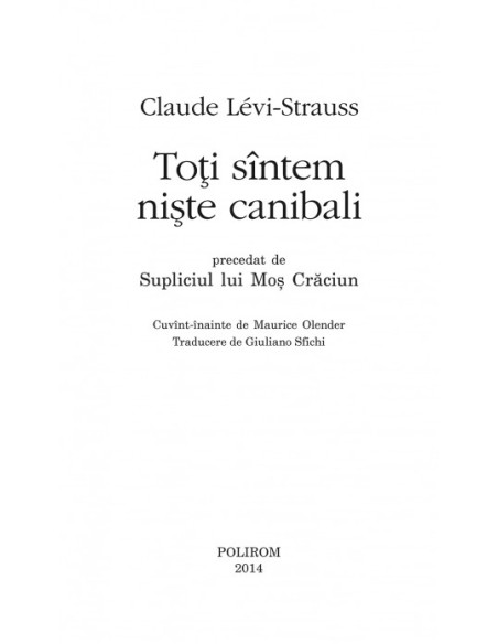 Toți suntem niște canibali