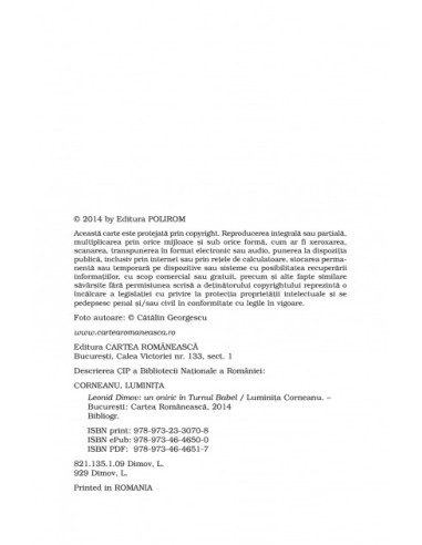 Leonid Dimov. Un oniric în Turnul Babel