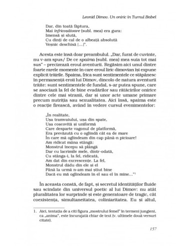 Leonid Dimov. Un oniric în Turnul Babel