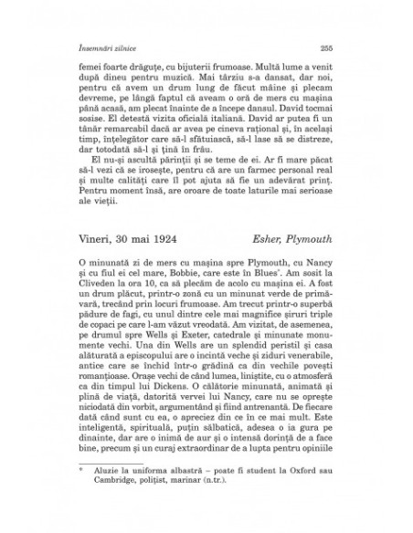 Însemnări zilnice. Volumul al VI-lea (1 ianuarie-31 decembrie 1924)