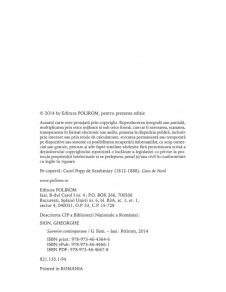 Suvenire contimpurane