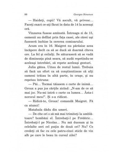 Admiratorul doamnei Maigret • Omul de...