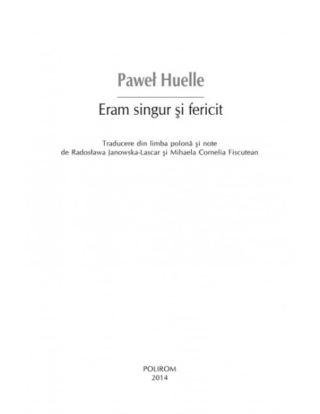 Eram singur și fericit