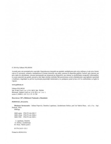 Dicţionar farmaceutic Dicţionar farmaceutic