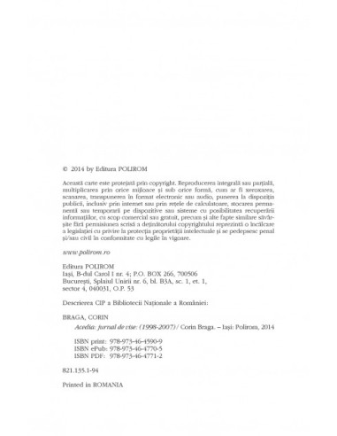 Acedia. Jurnal de vise