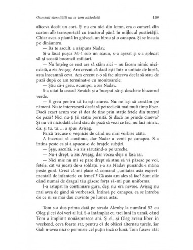 Oamenii eternității nu se tem niciodată