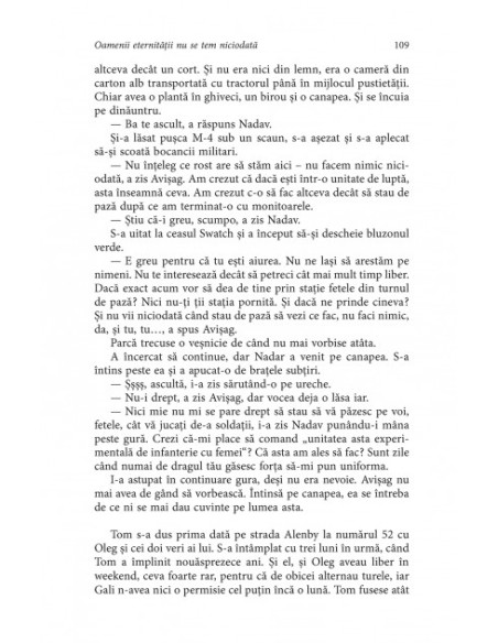 Oamenii eternității nu se tem niciodată