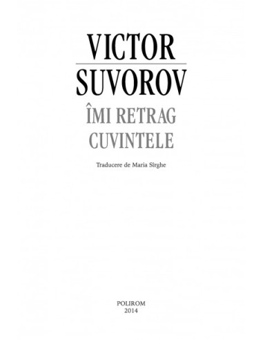 Îmi retrag cuvintele Îmi retrag cuvintele