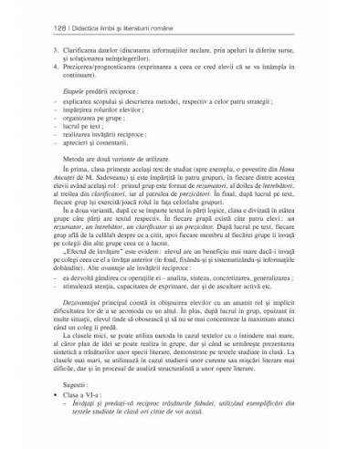 Didactica limbii și literaturii române