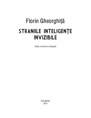 Straniile inteligenţe invizibile Straniile inteligenţe invizibile