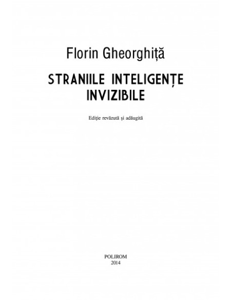 Straniile inteligenţe invizibile