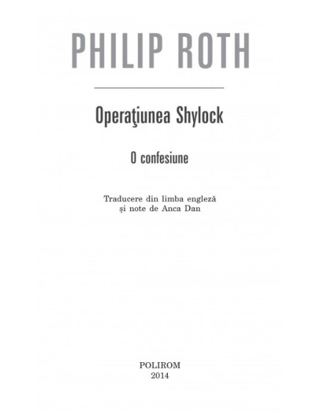 Operaţiunea Shylock