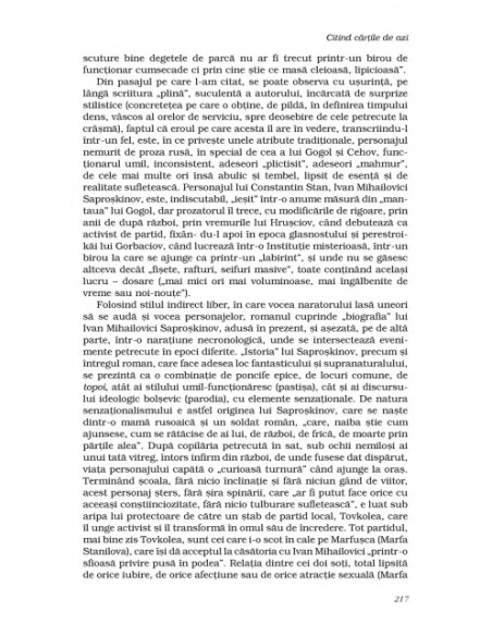 Citind cărţile de azi