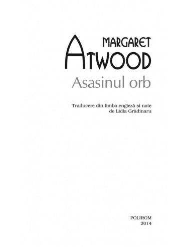 Asasinul orb (ediţie de buzunar) Asasinul orb (ediţie de buzunar)