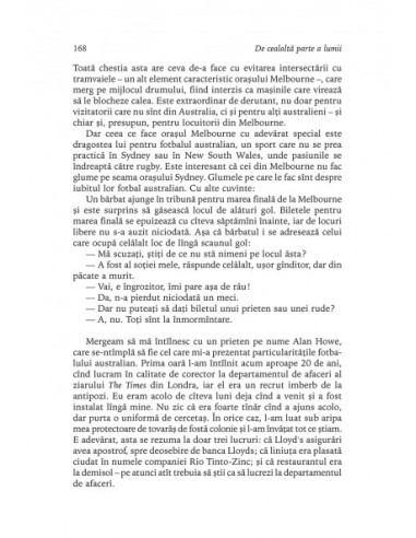 De cealaltă parte a lumii.